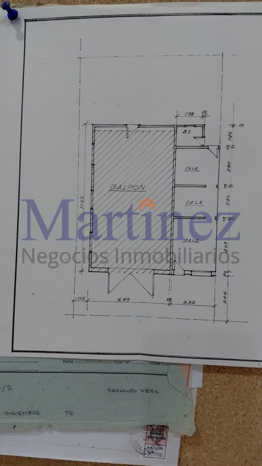 EN VENTA - GALPON + DPTO.